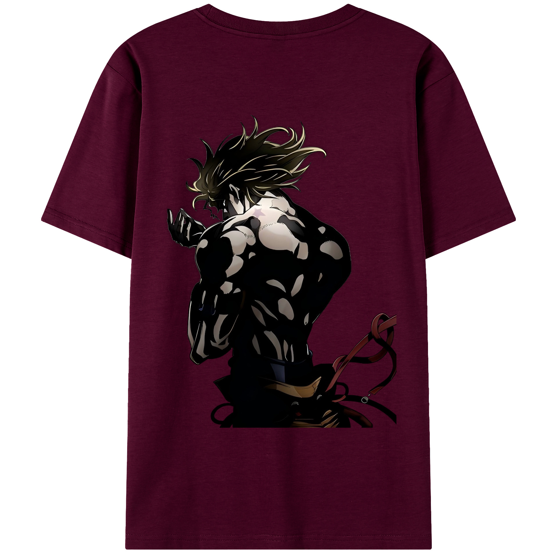 （画像用） ジョジョの奇妙な冒険 ディオ?ブランドー JoJo's Bizarre Adventure Dio Brando レディース半袖Tシャツ(バックプリント)